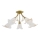 Surface-mounted chandelier MARCELLO 5xE14/10W/230V gold