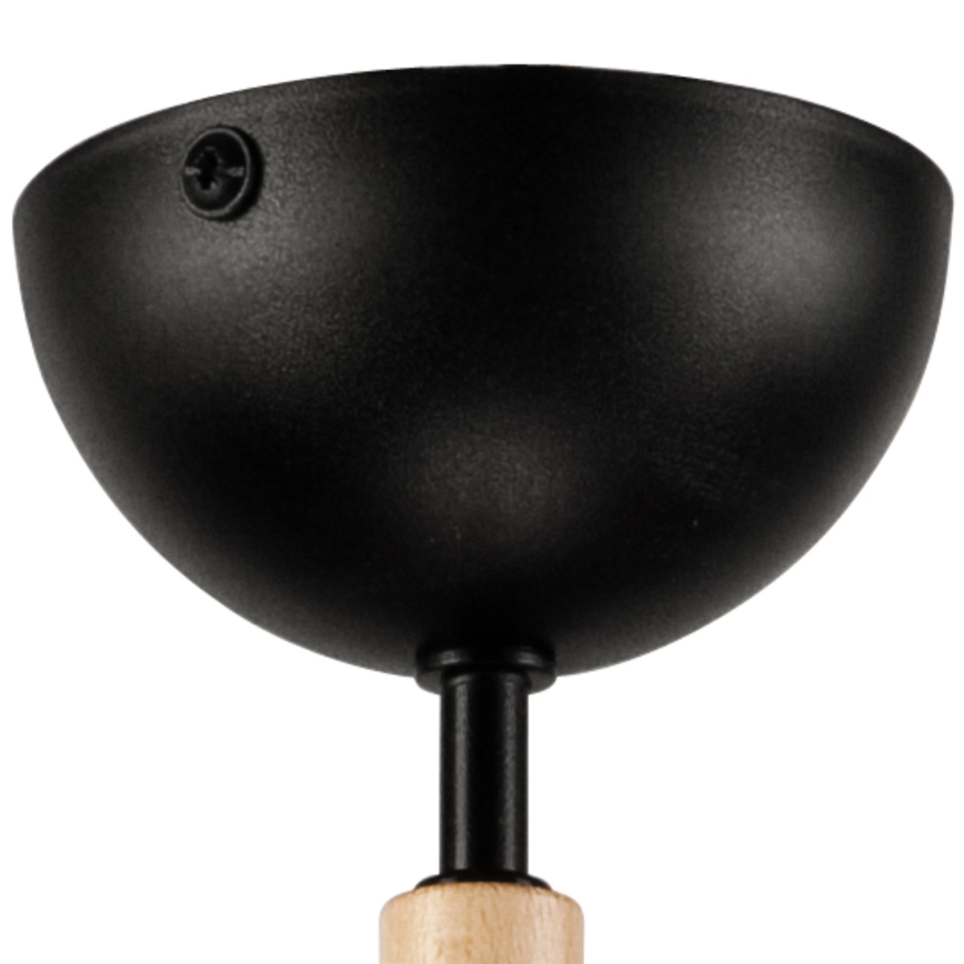 Surface-mounted chandelier MARCELLO 5xE27/60W/230V beech
