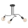 Surface-mounted chandelier MATYLDA 3xE27/60W/230V black