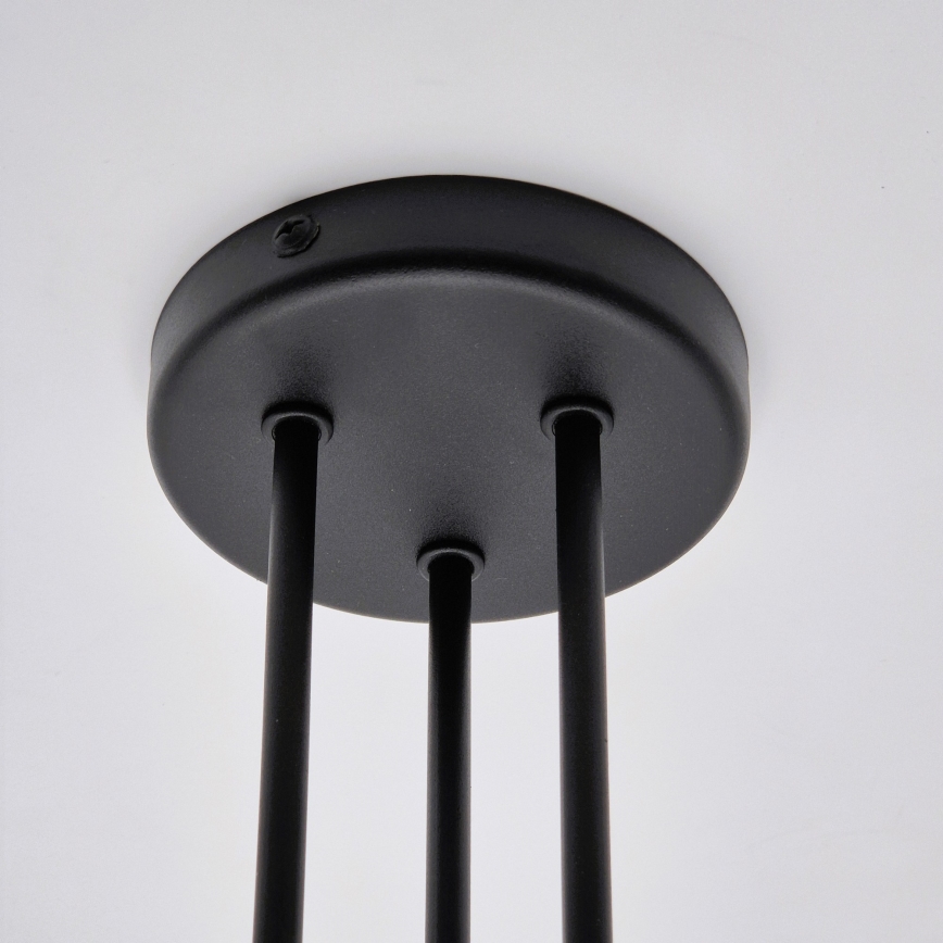 Surface-mounted chandelier MATYLDA 3xE27/60W/230V black