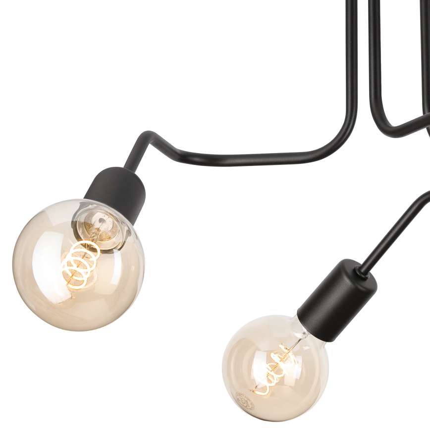 Surface-mounted chandelier MATYLDA 3xE27/60W/230V black