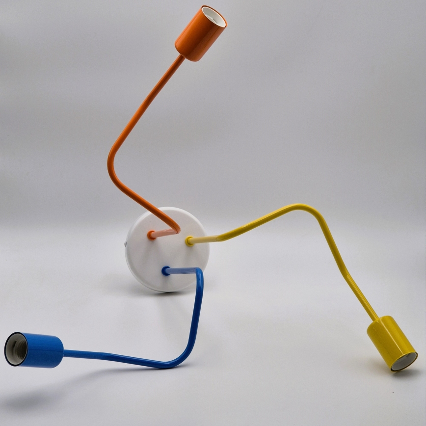 Surface-mounted chandelier MATYLDA 3xE27/60W/230V colorful
