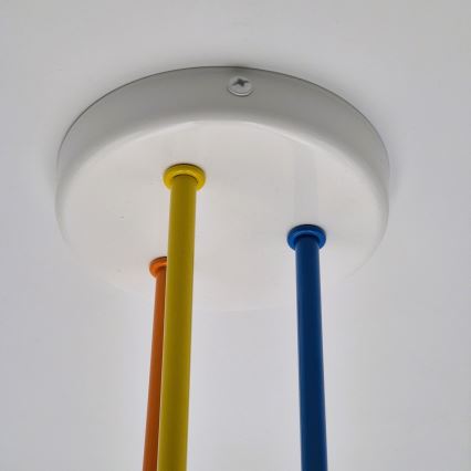 Surface-mounted chandelier MATYLDA 3xE27/60W/230V colorful