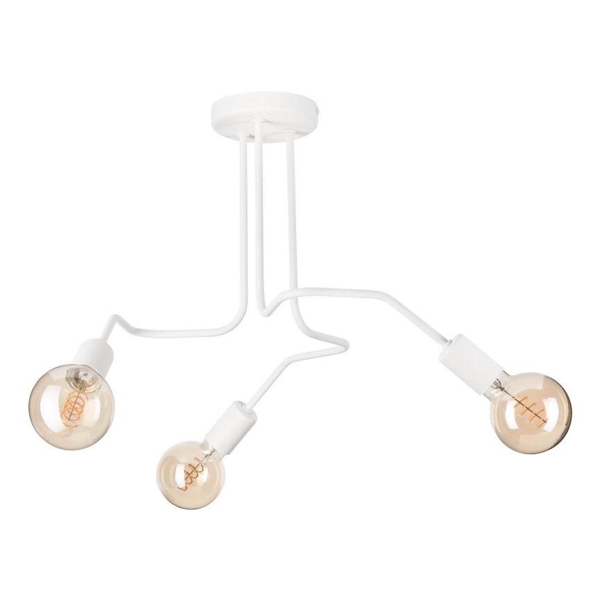 Surface-mounted chandelier MATYLDA 3xE27/60W/230V white