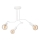 Surface-mounted chandelier MATYLDA 3xE27/60W/230V white