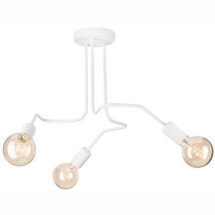 Surface-mounted chandelier MATYLDA 3xE27/60W/230V white