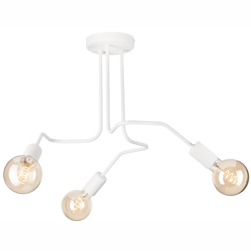 Surface-mounted chandelier MATYLDA 3xE27/60W/230V white