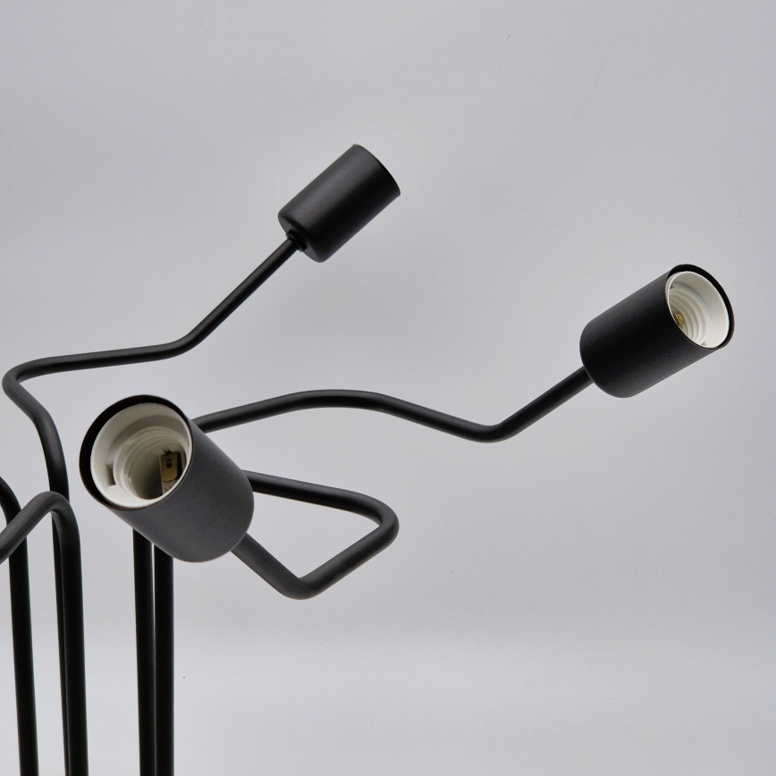 Surface-mounted chandelier MATYLDA 5xE27/60W/230V black