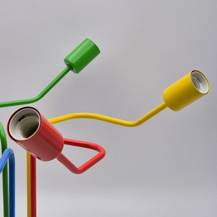 Surface-mounted chandelier MATYLDA 5xE27/60W/230V colorful