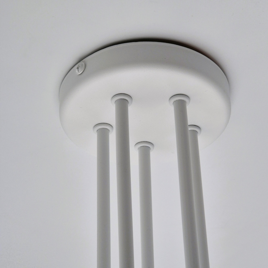 Surface-mounted chandelier MATYLDA 5xE27/60W/230V white