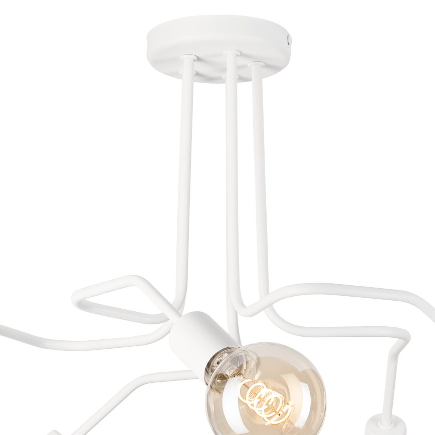 Surface-mounted chandelier MATYLDA 5xE27/60W/230V white