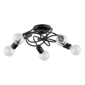Surface-mounted chandelier MAXIS 5xE27/15W/230V black