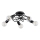 Surface-mounted chandelier MAXIS 5xE27/15W/230V black
