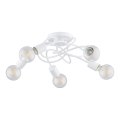 Surface-mounted chandelier MAXIS 5xE27/15W/230V white