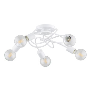 Surface-mounted chandelier MAXIS 5xE27/15W/230V white