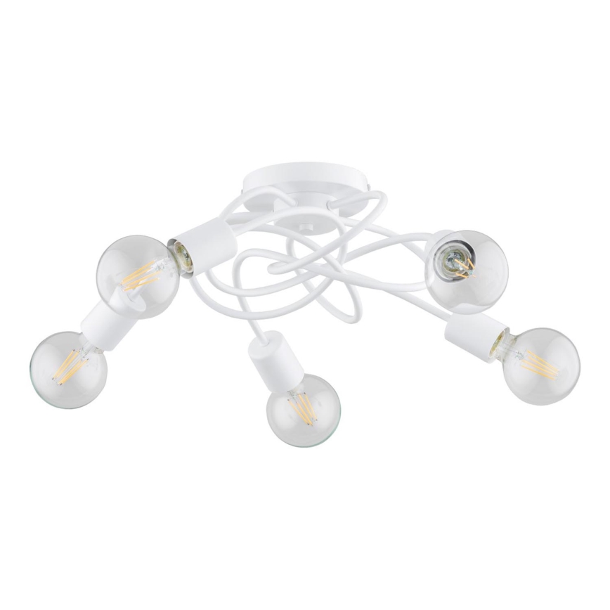 Surface-mounted chandelier MAXIS 5xE27/15W/230V white