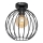 Surface-mounted chandelier MERCURE 1xE27/15W/230V d. 24 cm black
