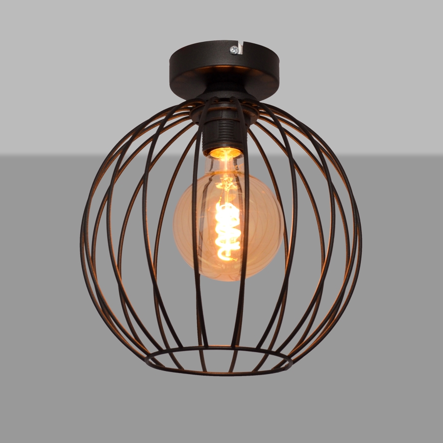 Surface-mounted chandelier MERCURE 1xE27/15W/230V d. 24 cm black
