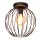 Surface-mounted chandelier MERCURE 1xE27/15W/230V d. 30 cm black