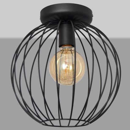 Surface-mounted chandelier MERCURE 1xE27/15W/230V d. 30 cm black