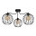 Surface-mounted chandelier MERCURE 3xE27/15W/230V black