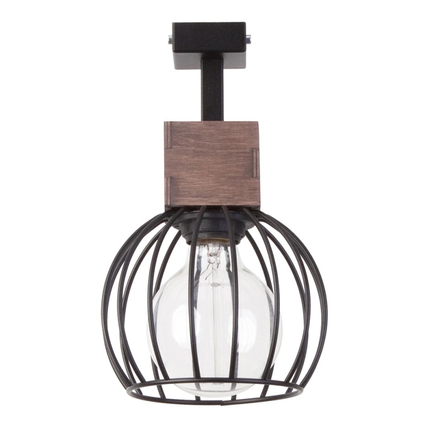 Surface-mounted chandelier MILAN 1xE27/60W/230V wood