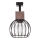 Surface-mounted chandelier MILAN 1xE27/60W/230V wood