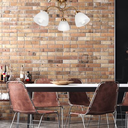 Surface-mounted chandelier MIRANDA 3xE27/60W/230V gold
