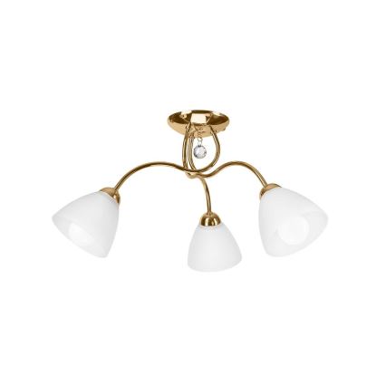 Surface-mounted chandelier MIRANDA 3xE27/60W/230V gold