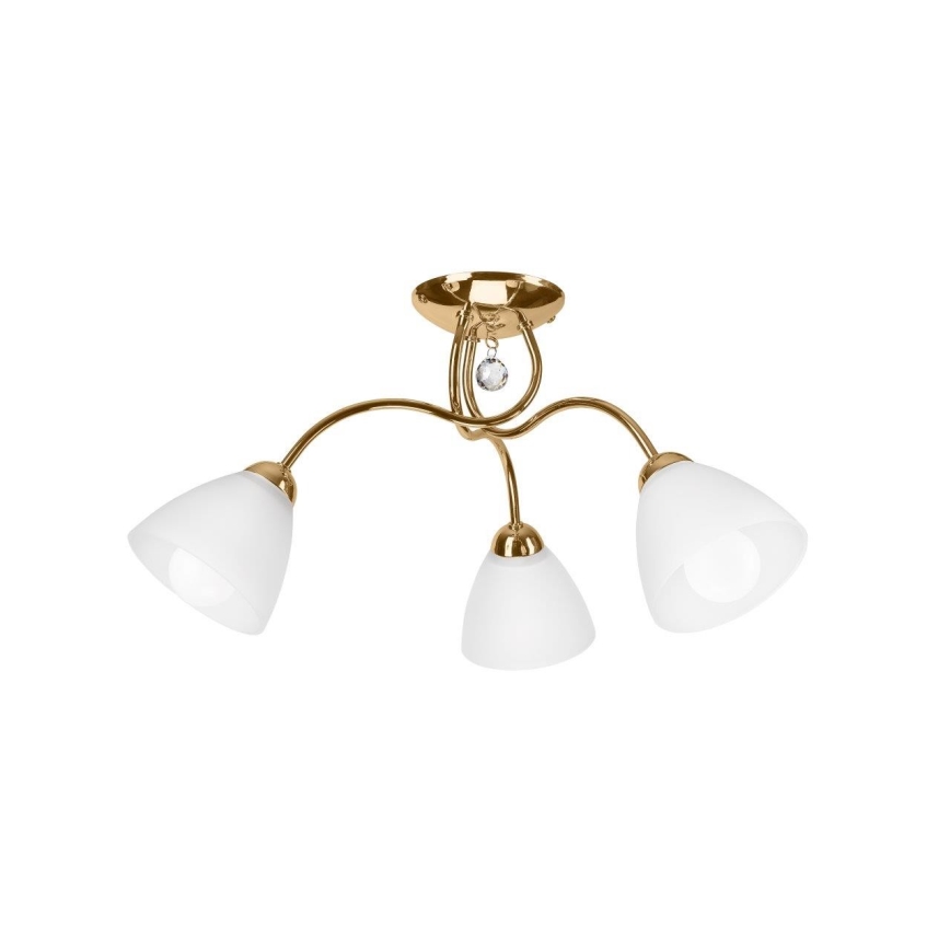 Surface-mounted chandelier MIRANDA 3xE27/60W/230V gold