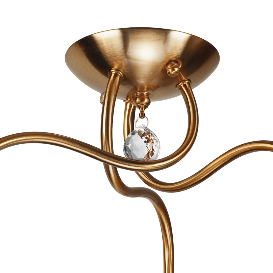 Surface-mounted chandelier MIRANDA 3xE27/60W/230V gold
