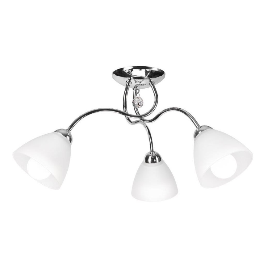 Surface-mounted chandelier MIRANDA 3xE27/60W/230V shiny chrome