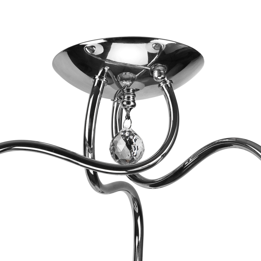 Surface-mounted chandelier MIRANDA 3xE27/60W/230V shiny chrome