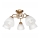 Surface-mounted chandelier MIRANDA 5xE27/60W/230V gold