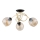 Surface-mounted chandelier MODENA 3xE27/60W/230V gold/black/beige