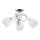 Surface-mounted chandelier MODENA 3xE27/60W/230V shiny chrome/white