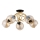 Surface-mounted chandelier MODENA 5xE14/10W/230V gold