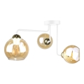 Surface-mounted chandelier MONDE WHITE 3xE27/60W/230V