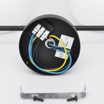 Surface-mounted chandelier MOON 2xE27/15W/230V black