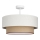 Surface-mounted chandelier NATIA 1xE27/60W/230V Ø 45 cm white/brown
