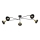 Surface-mounted chandelier NERGIS 5xE27/60W/230V