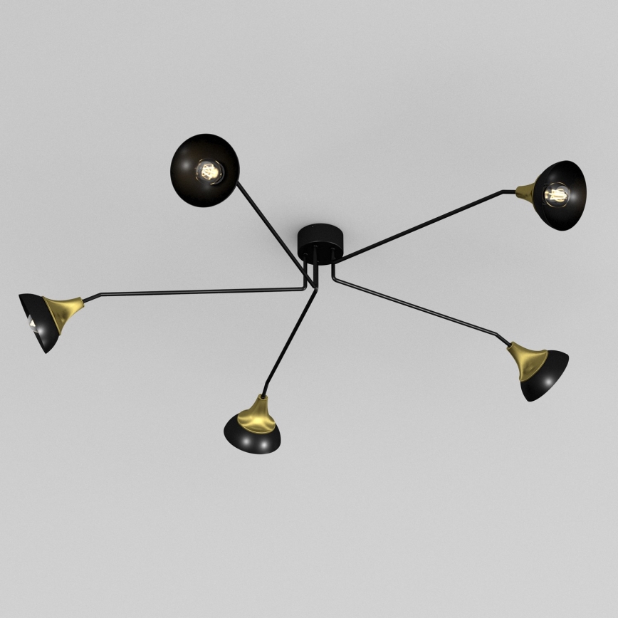 Surface-mounted chandelier NERGIS 5xE27/60W/230V