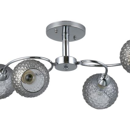 Surface-mounted chandelier OAKLAND 4xE27/60W/230V