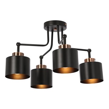 Surface-mounted chandelier OLENA 4xE27/60W/230V black