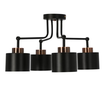Surface-mounted chandelier OLENA 4xE27/60W/230V black
