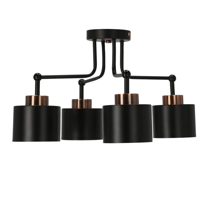 Surface-mounted chandelier OLENA 4xE27/60W/230V black