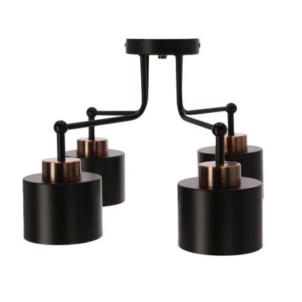 Surface-mounted chandelier OLENA 4xE27/60W/230V black