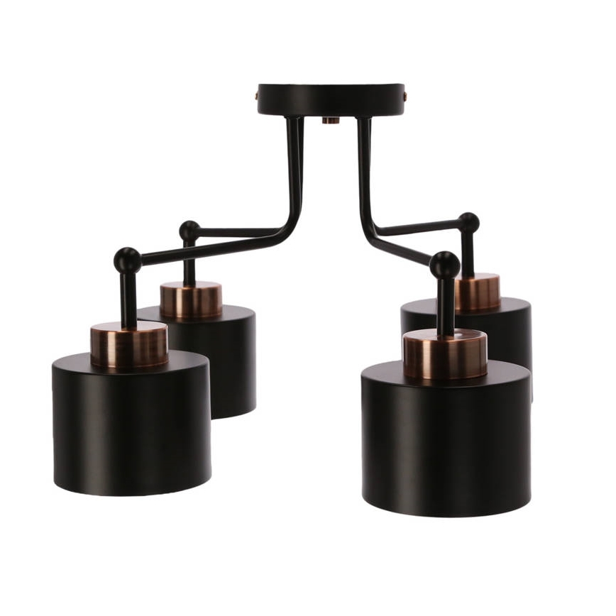 Surface-mounted chandelier OLENA 4xE27/60W/230V black