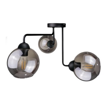 Surface-mounted chandelier OSMO 3xE27/60W/230V black