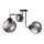 Surface-mounted chandelier OSMO 3xE27/60W/230V black